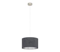 Eglo Eglo 39774 - Lustr na lanku TAMARESCO 1xE27/40W/230V šedá