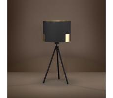 Eglo Eglo 39965 - Stolní lampa TORTOLA 1xE27/40W/230V černá/zlatá