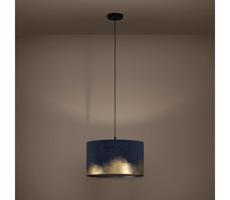 Eglo Eglo 39973 - Lustr na lanku CASUARITA 1xE27/40W/230V pr. 38 cm modrá/zlatá