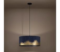 Eglo Eglo 39974 - Lustr na lanku CASUARITA 1xE27/40W/230V pr. 53 cm modrá/zlatá