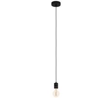 Eglo Eglo 43801 - Lustr na lanku YORTH 1xE27/40W/230V černá