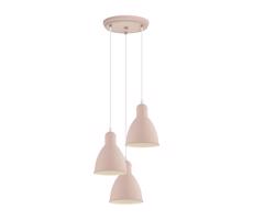Eglo EGLO 49084 - Lustr na lanku PRIDDY-P 3xE27/60W/230V