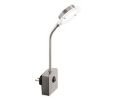 Eglo Eglo 54649 - LED Svítidlo do zásuvky LED/4,5W/230V 3000K matný chrom