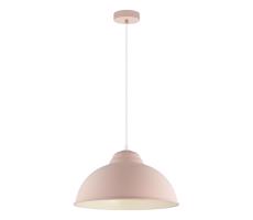 Eglo Eglo 54964 - Lustr na lanku TRURO-P 1xE27/60W/230V růžová