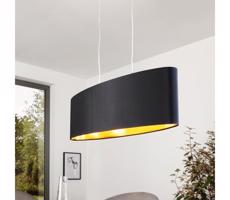 Eglo Eglo 55266 - Lustr na lanku MASERLO 2xE27/60W/230V černá
