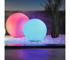 Eglo Eglo 55786-LED RGBW Venkovní lampa MONTEROLO-C 1xE27/9W/230V IP65 pr.30 cm+DO