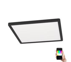 Eglo Eglo 900093 - LEDRGBW Stmívatelné stropní svítidlo ROVITO-ZLED/14,6W/230V černá