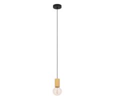 Eglo Eglo 900801 - Lustr na lanku POZUETA 1xE27/40W/230V hnědá