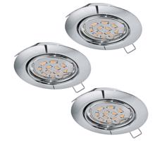 Eglo Eglo 94407 - SADA 3x LED Podhledové svítidlo PENETO 3xGU10-LED/5W/230V