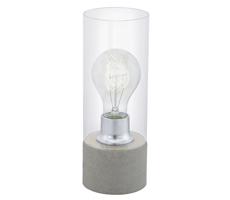 Eglo Eglo 94549 - Stolní lampa TORVISCO 1xE27/60W/230V šedá