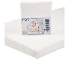 EKO EKO - Nepromokavé prostěradlo s gumičkou JERSEY 120x60 cm bílá
