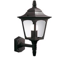 Elstead Elstead CPM1-BLACK - Venkovní nástěnné svítidlo CHAPEL 1xE27/100W/230V IP44