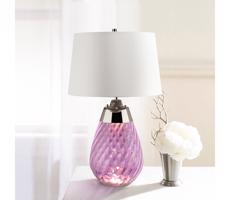 Elstead Elstead LENA-TL-S-PLUM-OWSS - Stolní lampa LENA 1xE27/60W/230V růžová