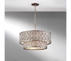 Elstead Feiss FE-LUCIA-P-E-2TR - Lustr na tyči LUCIA 6xE27/60W/230V