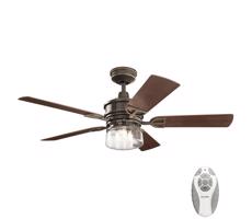Elstead Kichler KLF-LYNDON-52-OZ - Stropní látor LYNDON 3xE27/8W/230V IP23 + DO