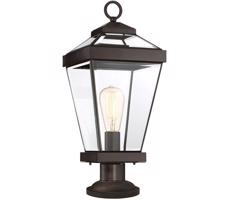 Elstead Quoizel QZ-RAVINE3-M - Venkovní lampa RAVINE 1xE27/60W/230V IP44 hnědá