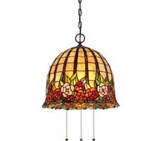 Elstead Quoizel QZ-ROSECLIFFE-P - Lustr na řetězu ROSECLIFFE 3xE27/100W/230V