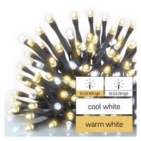 EMOS D1AN01 Standard LED spojovací vánoční řetěz, 10 m, venkovní, teplá/studená bílá
