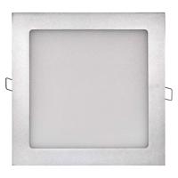 EMOS LED panel 225×225, vestavný stříbrný, 18W neutrální bílá 1540221870