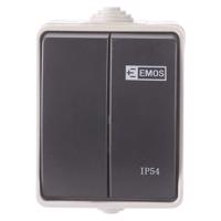 EMOS Spínač sériový 250V/10A IP54 EMS385