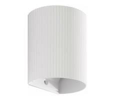 FARO Barcelona FARO 40526 - Nástěnné svítidlo SOLE 1xGU10/8W/230V bílá vroubkovaná kulatý