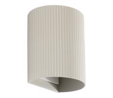 FARO Barcelona FARO 40528 - Nástěnné svítidlo SOLE 1xGU10/8W/230V šedá vroubkovaná kulatý