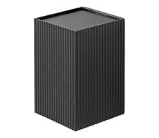 FARO Barcelona FARO 40535 - Nástěnné svítidlo SOLE 1xGU10/8W/230V černá vroubkovaná hranatý