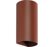 FARO Barcelona FARO 40541 - Nástěnné svítidlo SOLE 2xGU10/8W/230V cihlová kulatý