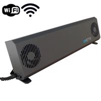 Germicidní zářič UVETTA Wi-Fi - Metalická černá IN48ABW, UV-C INDIRECT BLACK , UV-C power :48W , 60m3/hod