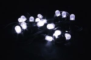 Giocoplast Řetěz LED E14 EXT, 3,1m/20ž/bílá