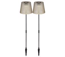 Globo Globo 36635-2S - SADA 2x LED Solární svítidlo SOLAR LED/0,06W/3V IP44 šedá