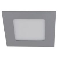 HEITRONIC LED Panel LYON 120mm 6W hranaté stříbrná stmívatelné 230V AC 3000K 500161