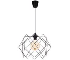 HEXE Lustr na lanku GALL 1xE27/60W/230V černá