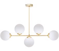 HEXE Lustr na tyči FIRA 5xE27/60W/230V zlatá