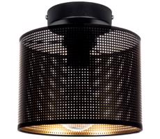 HEXE Stropní svítidlo ALDO 1xE27/60W/230V pr. 20 cm černá