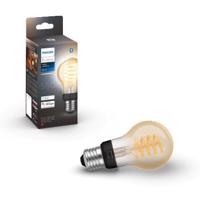 Hue Bluetooth LED White Ambiance filamentová žárovka Philips 8719514301429 E27 A60 7W 550lm 2200-4500K černá, stmívatelná Studená bílá