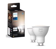 Hue sada 2x LED žárovka White GU10 4,2W 400lm 2700K CRI80 IP20