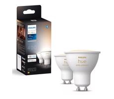 Hue WA sada 2x žárovka LED GU10 4,2W 400lm 2200-6500K CRI80 IP20