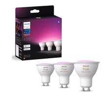 Hue WACA sada 3x žárovka LED GU10 4,2W 400lm 2000-6500K RGB CRI80 IP20