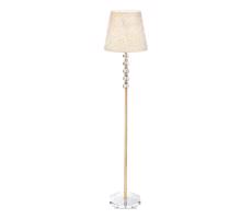 Ideal Lux Ideal Lux - Křišťálová stojací lampa QUEEN 1xE27/60W/230V zlatá