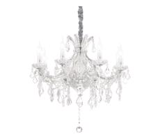 Ideal Lux Ideal Lux - Křišťálový lustr na řetězu NAPOLEON 8xE14/40W/230V pr. 67 cm chrom