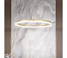 Ideal Lux Ideal Lux - LED Lustr na lanku CROWN LED/30W/230V 3000K pr. 60 cm CRI 90 mosaz