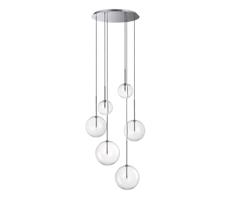 Ideal Lux Ideal Lux - LED Lustr na lanku EQUINOXE 6xG4/2W/230V pr. 65 cm chrom/čirá