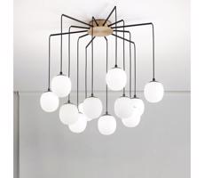 Ideal Lux Ideal Lux - LED Lustr na lanku RHAPSODY 12xG9/3W/230V mosaz