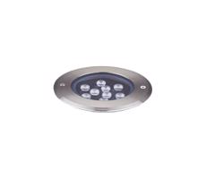 Ideal Lux Ideal Lux- LED Nájezdové svítidlo FLOOR LED/12W/230V pr. 14 cm CRI 90 IP67 chrom