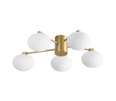 Ideal Lux Ideal Lux - LED Přisazený lustr HERMES 5xG9/3W/230V pr. 60 cm zlatá