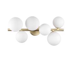 Ideal Lux Ideal Lux - LED Přisazený lustr PERLAGE 6xG9/3W/230V 49 cm zlatá/bílá
