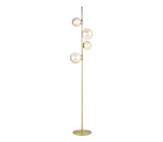 Ideal Lux Ideal Lux - LED Stojací lampa PERLAGE 4xG9/3W/230V zlatá/kouřová