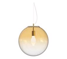 Ideal Lux Ideal Lux - Lustr na lanku MAPA 1xE27/42W/230V pr. 40 cm zlatá/kouřová