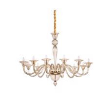 Ideal Lux Ideal Lux - Lustr na řetězu BRIGITTA 12xE14/40W/230V pr. 120 cm mosaz